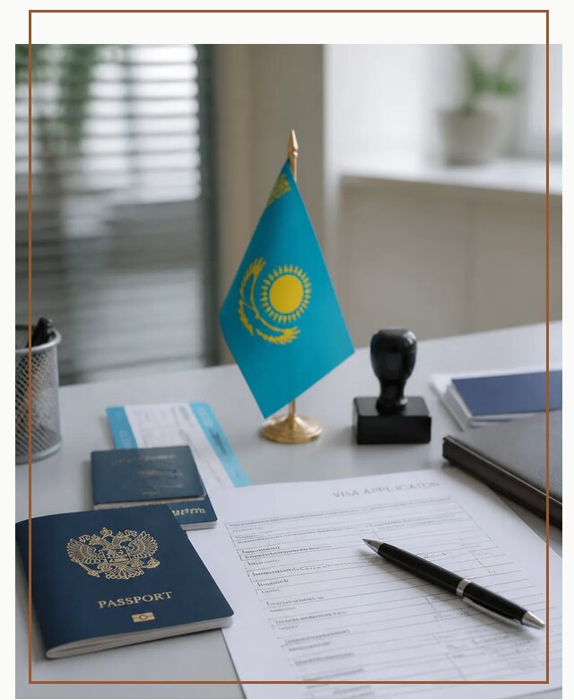 Оформление визы в Казахстан для поездки и работы в Верхней Пышме
